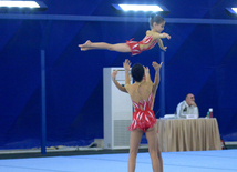 Bakıda idman gimnastikası və akrobatika gimnastikası üzrə Birgə Azərbaycan Birinciliyi start götürüb. Azərbaycan, 3 dekabr 2015